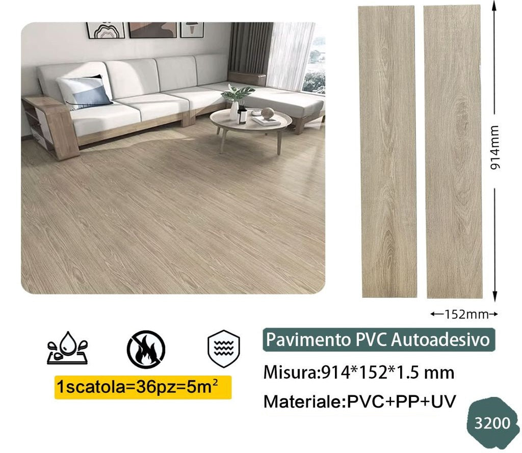 Pavimento PCV - Marrone