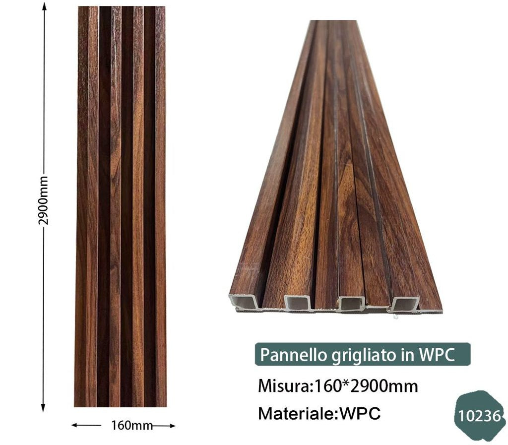 Doghe in WPC - Effetto Legno Scuro