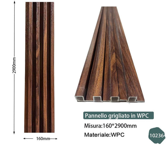 Doghe in WPC - Effetto Legno Scuro