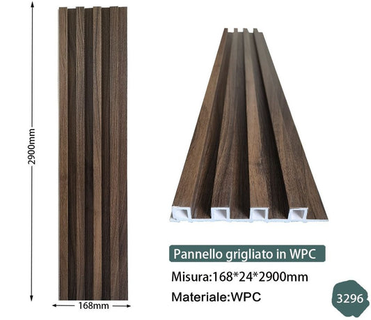 Doghe in WPC - Effetto Legno Scuro
