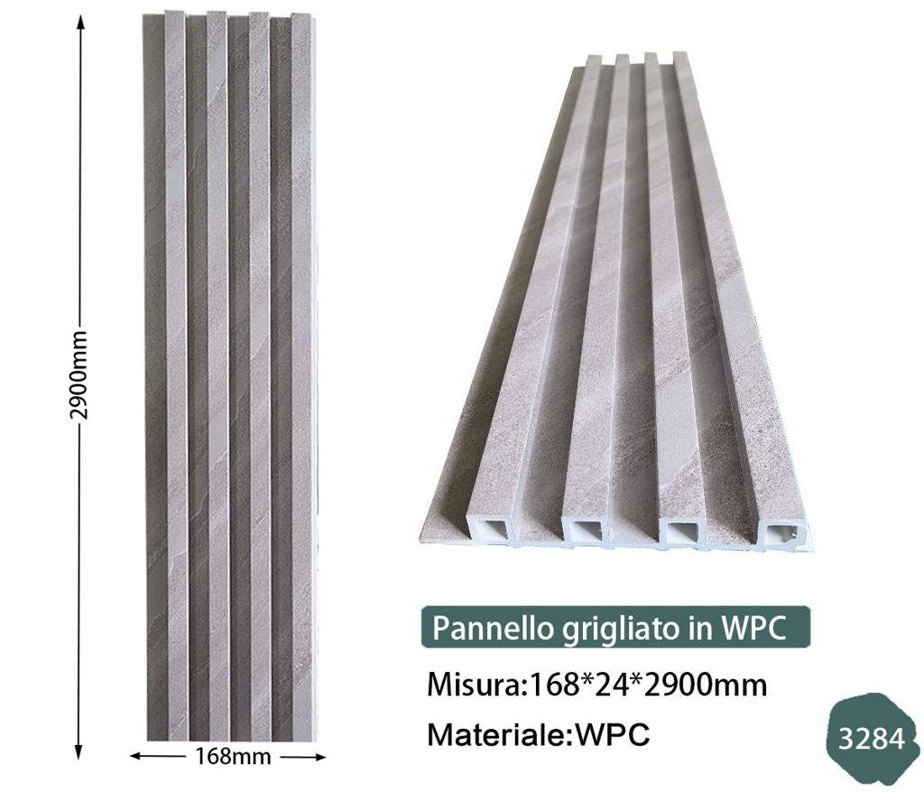 Doghe in WPC - Effetto Grigio Satinato