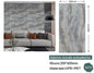 Rotolo adesivo 60x30 - Effetto Marmo Grigio Venature Dorate