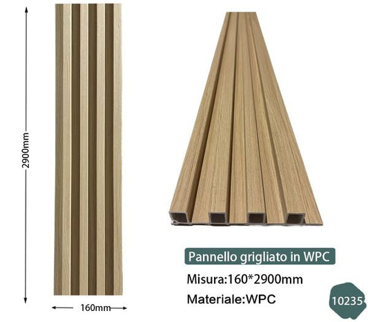 Doghe in WPC - Effetto Legno Chiaro