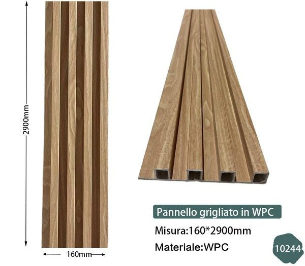 Doghe in WPC - Effetto Legno Chiaro