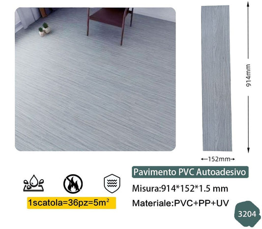 Pavimento PCV - Grigio